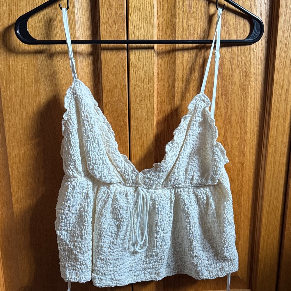 Princess Polly cropped low cut tank